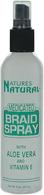 Natures Natural MEDICATED BRAID SPRAY 8 oz